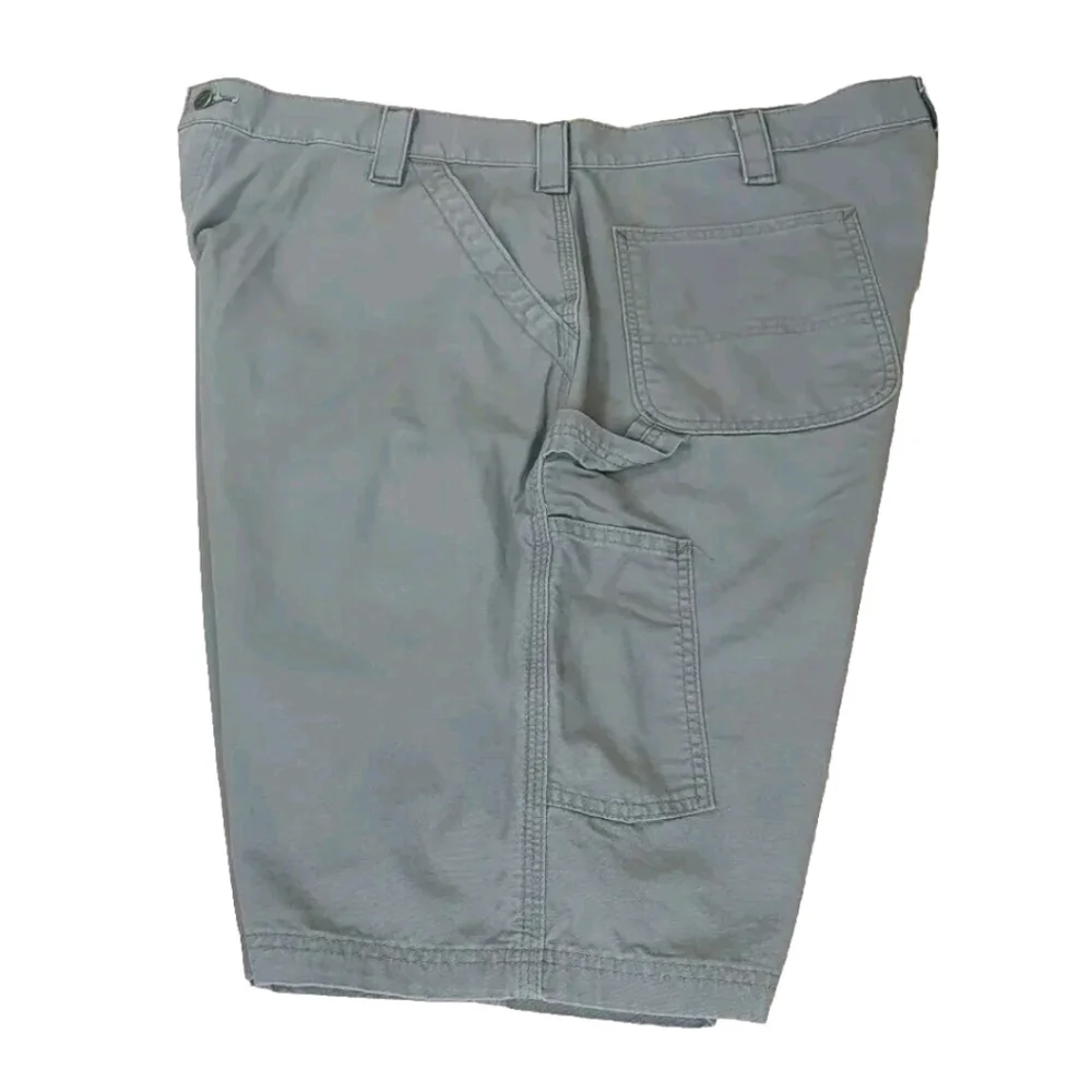 Carhartt 2 Carpenter Cargo Shorts Men 42 Brown Canvas Grunge Streetwear Y2k Vtg